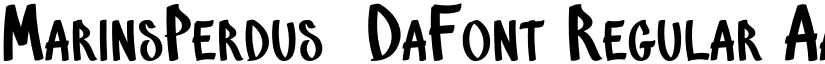 MarinsPerdus-DaFont Regular font