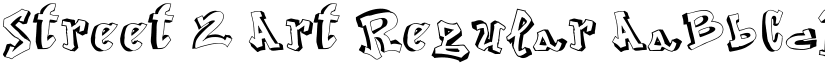 Street 2 Art Regular font