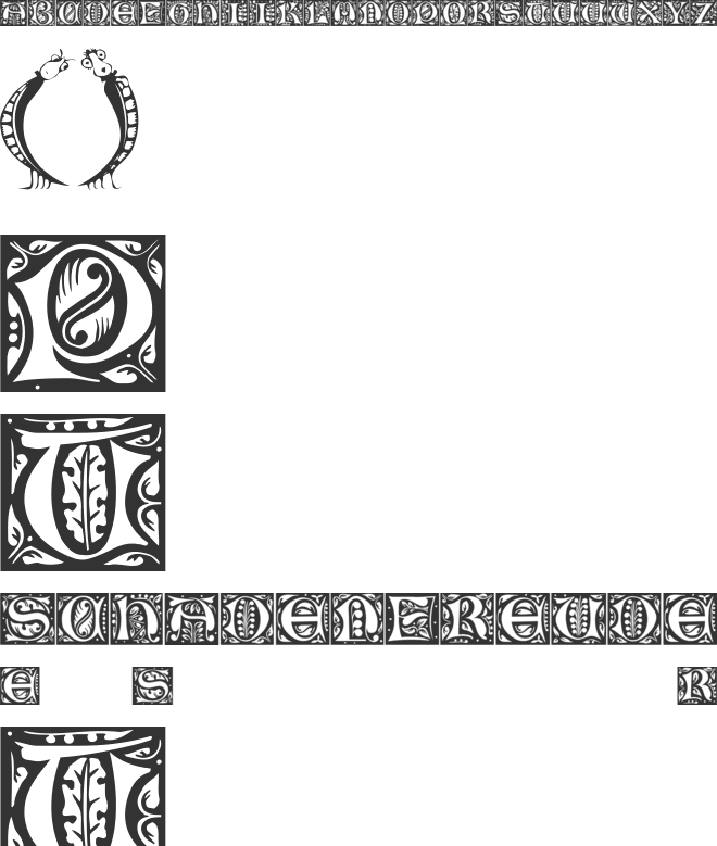 Christensen Caps font preview