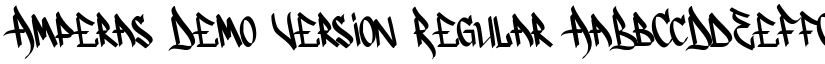 Amperas Demo Version Regular font