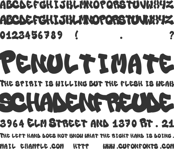 Lo_Snello font preview