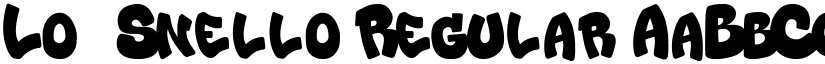 Lo_Snello Regular font