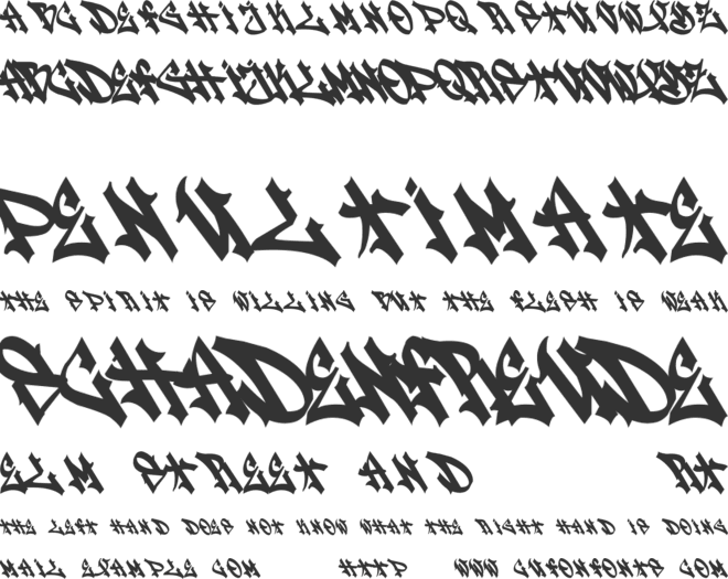 Stylewriting font preview