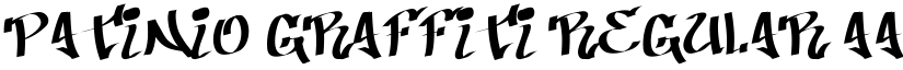 Patinio Graffiti Regular font