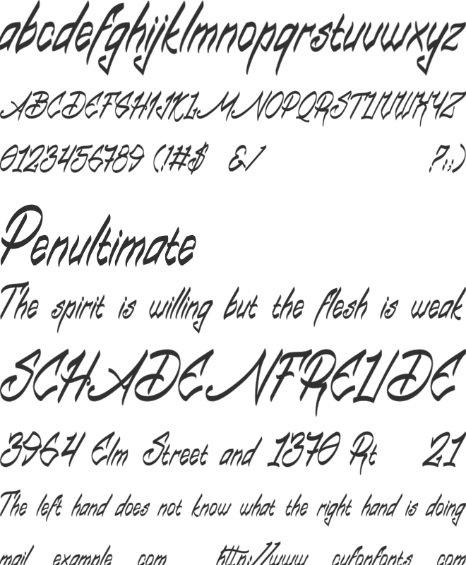 Babball Personal Use font preview