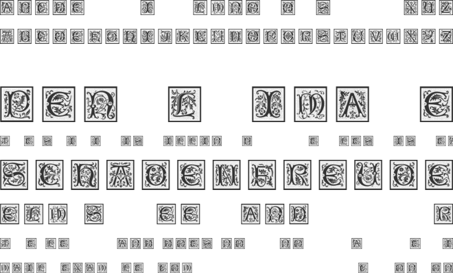 PetitFleur font preview