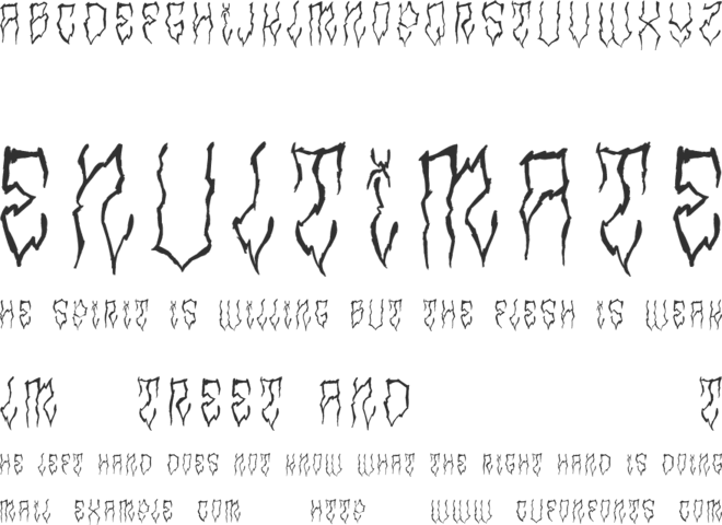 Ghoulie Tattoo Script Demo font preview