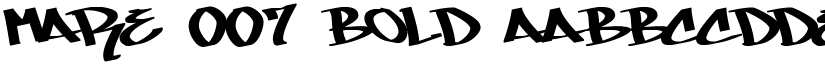 MARE 007 font download