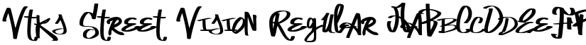 Vtks Street Vision Regular font