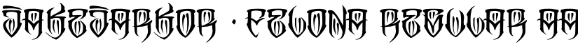 JAKEJARKOR - FELONA font download