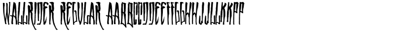 WALLRIDER font download