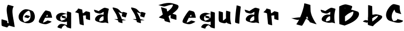 Joegraff Regular font