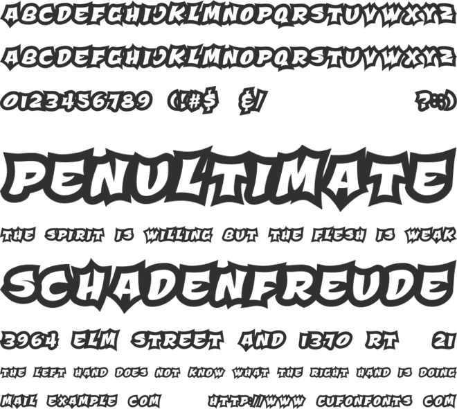 Qaddal Personal Use font preview