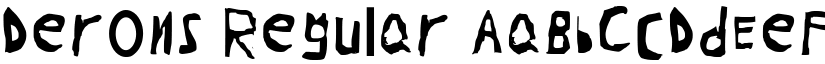 Derons font download