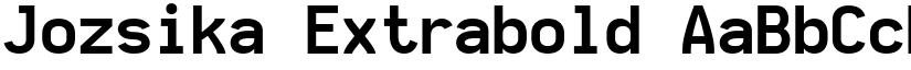 Jozsika Extrabold font