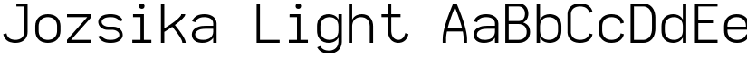 Jozsika Light font