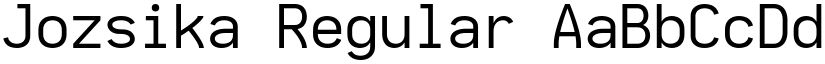 Jozsika Regular font