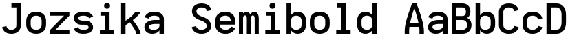 Jozsika Semibold font