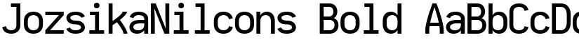 JozsikaNilcons Bold font