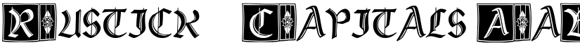 Rustick_Capitals font