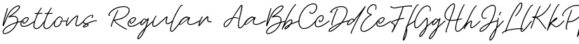 Bettons Regular font