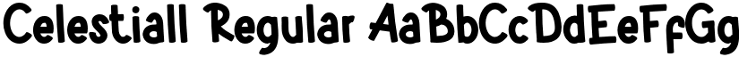 Celestiall Regular font