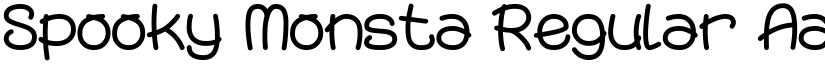 Spooky Monsta Regular font