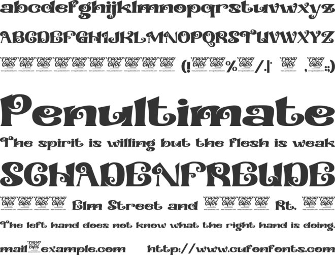 Headjoker font preview