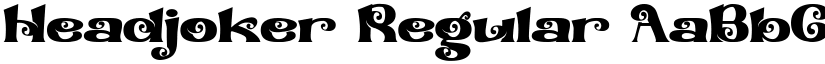 Headjoker Regular font