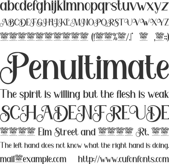 Feldberg font preview