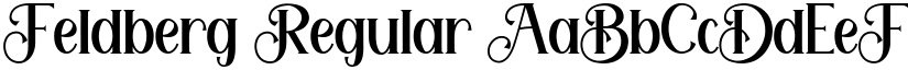 Feldberg Regular font
