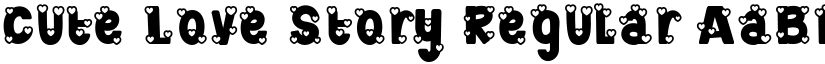 Cute Love Story Regular font