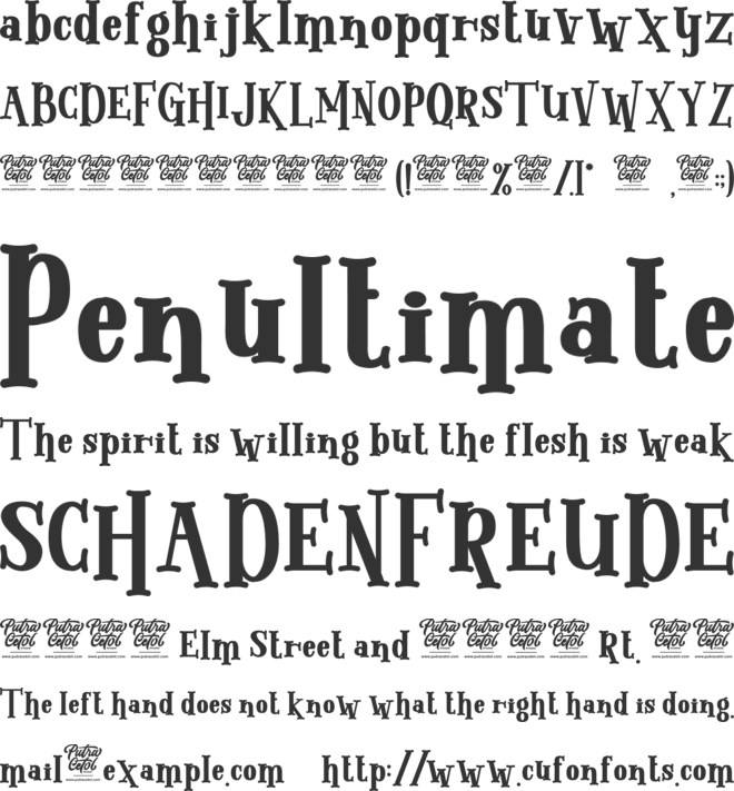 Beautiful Magic font preview