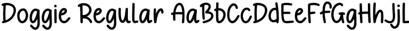 Doggie Regular font