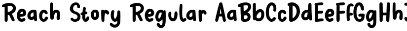 Reach Story Regular font