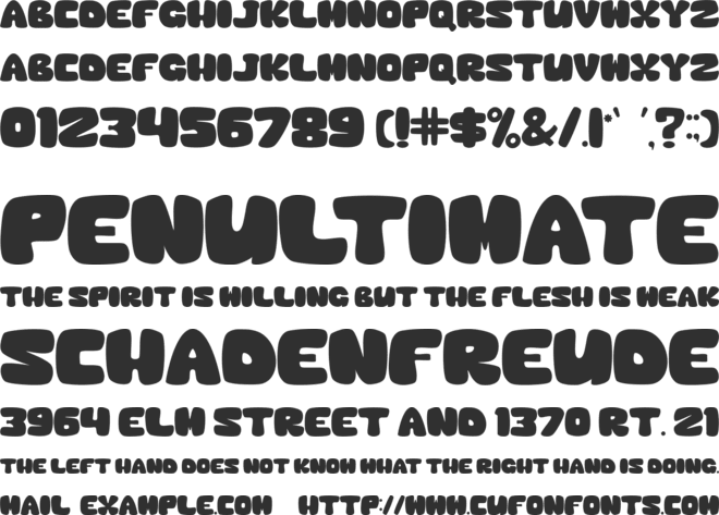 MondayBulkers font preview