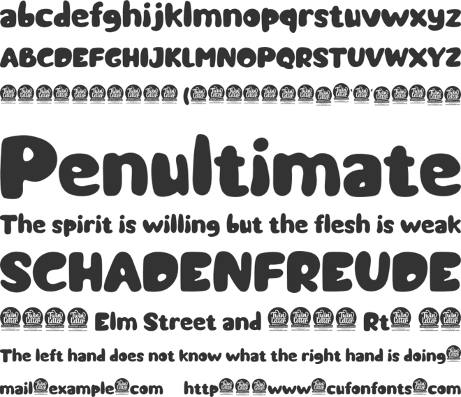 Good Castyll font preview