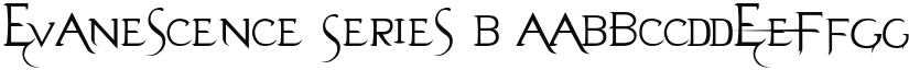 Evanescent font download