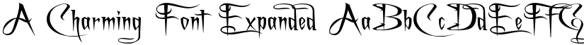 A Charming Font Expanded font