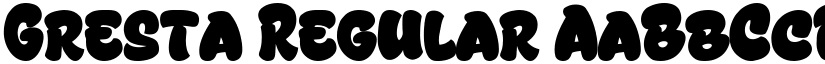 Gresta Regular font
