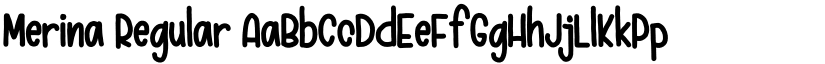 Merina Regular font
