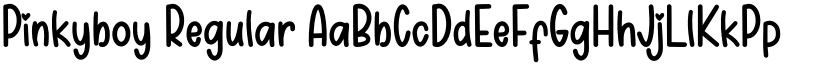 Pinkyboy Regular font