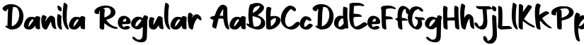 Danila Regular font
