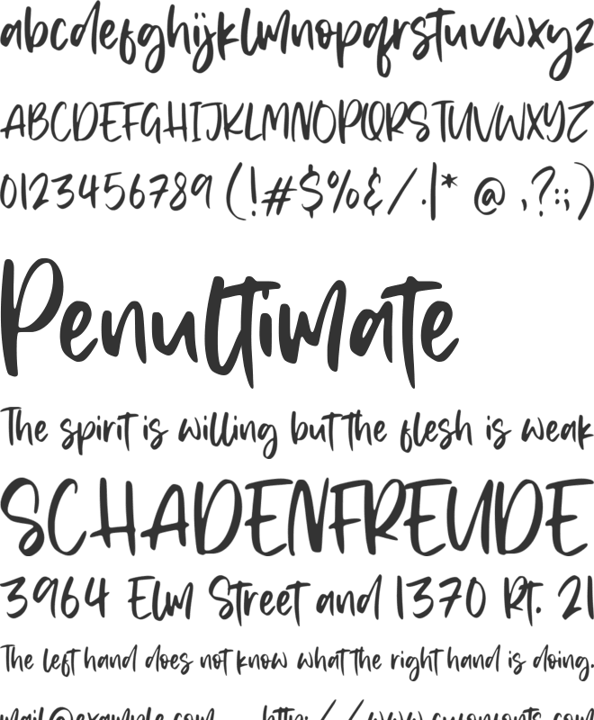 Memphis River font preview