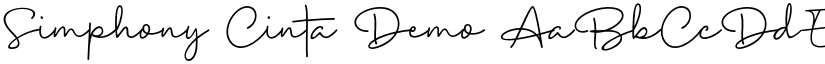 Simphony Cinta Demo font