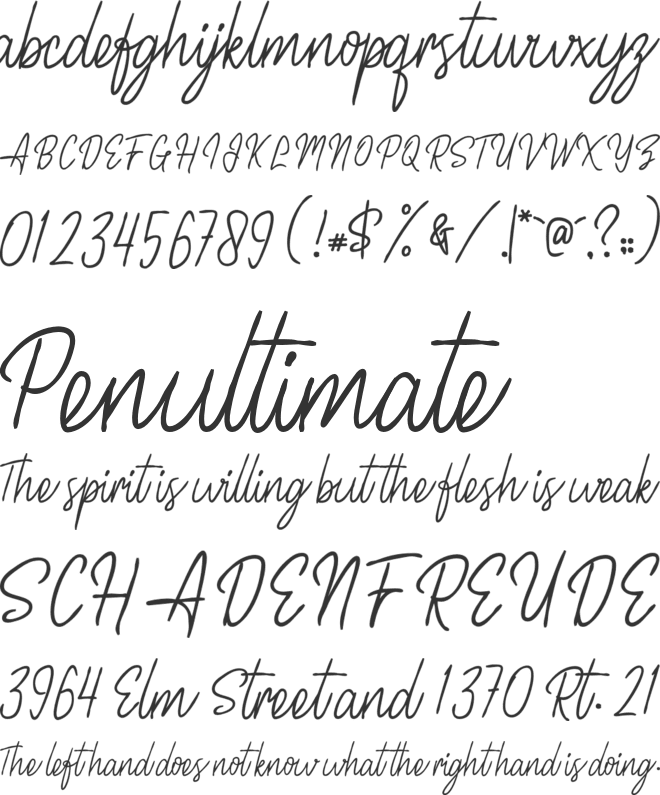 Daniel Cooper font preview