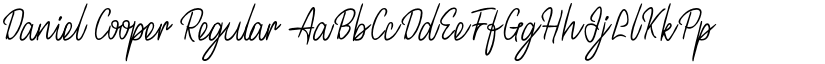 Daniel Cooper Regular font