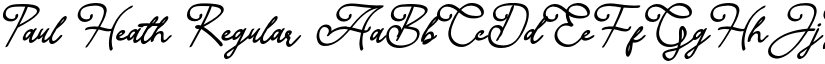 Paul Heath font download