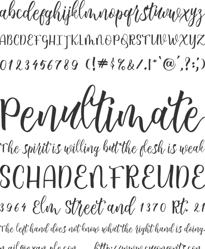 cappadocia font preview