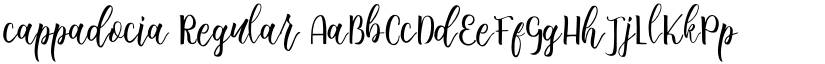 cappadocia Regular font